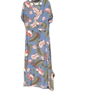 Reveuse Floral Button Up Dress (sku 383)